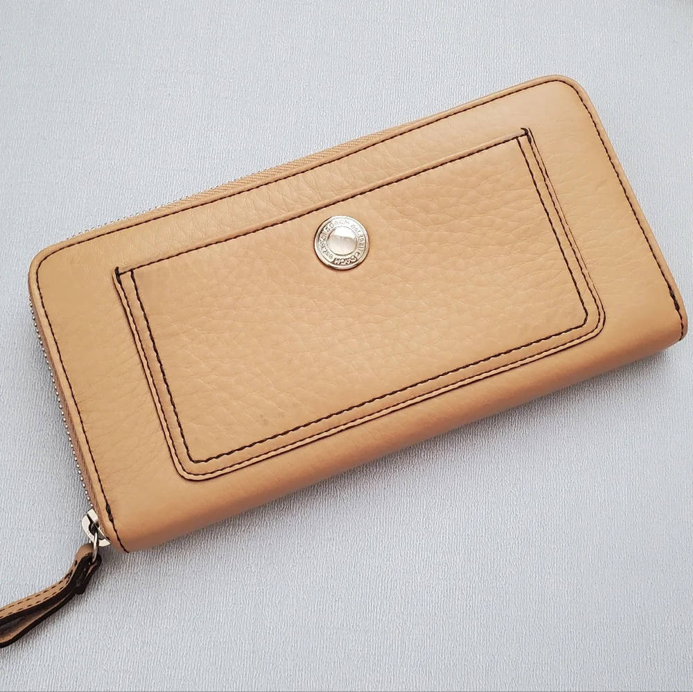 Coach Tan Leather Wallet